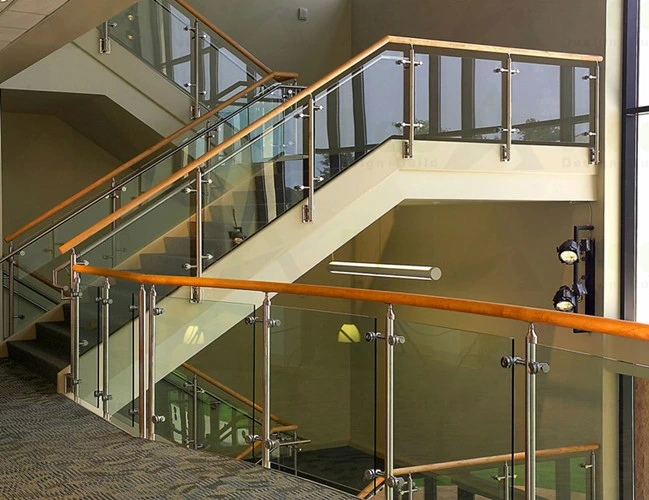 Commercial Glass Railings For Stairs